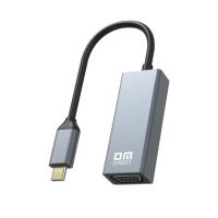 Переходник Type C to VGA DM CHB023 Metal Grey
