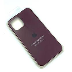 Чехол iPhone 12 Pro Max Silicon Case Copy #67 Bordo