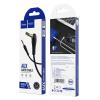 Кабель AUX HOCO UPA14 угловой Audio Cable 1m Black