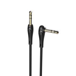 Кабель AUX HOCO UPA14 угловой Audio Cable 1m Black