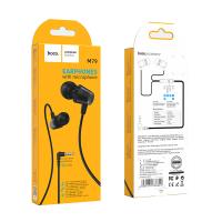 Наушники с микрофоном HOCO M79 Cresta 1.2m Black