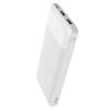 Power Bank HOCO J72 Easy Travel (10000mAh/2A/2USB) White