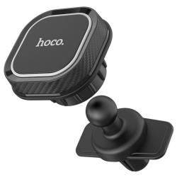 Автомобильный магнитный держатель HOCO CA52 в дефлектор Black_Gray