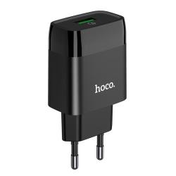 Сетевое ЗУ HOCO C72Q Glorious (5V/3A/1 USB) Qualcomm 3.0 Black