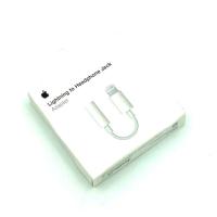 Переходник / Адаптер наушников Lightning (iPhone 7) to AUX Original White 