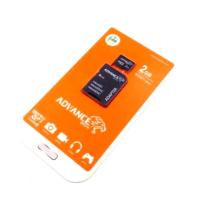 Карта памяти  2Gb ADVANCE MEDIA Micro SD + adapter
