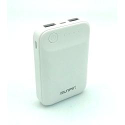 Power Bank SUNPIN SP-168 (10000mAh/2.1A/2USB) White