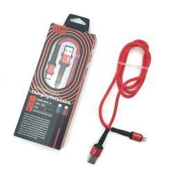 Дата кабель EMY MY-452 Lightning Red