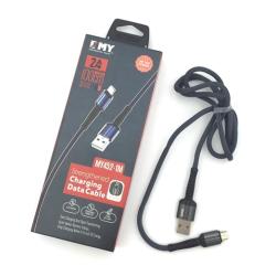 Дата кабель EMY MY-452 micro USB Black