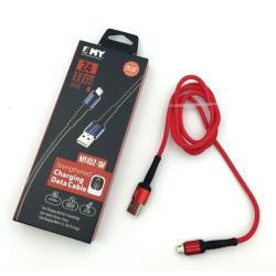 Дата кабель EMY MY-452 micro USB Red