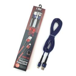 Дата кабель EMY MY-452-2 Type C Blue 2 m