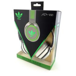 Наушники ADIDAS AD-188 (с оголовьем) White+Black