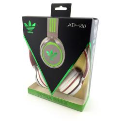 Наушники ADIDAS AD-188 (с оголовьем) White+Red