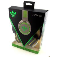 Наушники ADIDAS AD-188 (с оголовьем) Black+Yellow