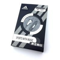 Наушники ADIDAS AY-101 + mic Black