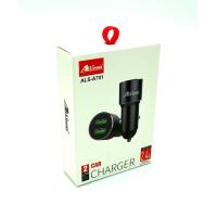 Автомобильное ЗУ Allison ALS-A701 Silver (5V/2.4A/2USB)