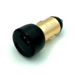 Автомобильное ЗУ Allison ALS-A501 Gold (5V/2.4A/2USB) + вольтметр