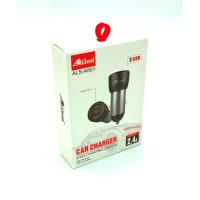 Автомобильное ЗУ Allison ALS-A501 Black (5V/2.4A/2USB) + вольтметр