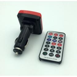 FM модулятор ALS-A863 Bluetooth + Charger (1USB/5V/A) Red