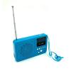 Колонка MP3 T-209 с фонариком Blue
