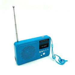 Колонка MP3 T-209 с фонариком Blue