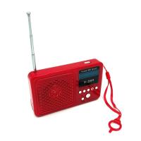 Колонка MP3 T-209 с фонариком Red
