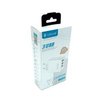 Сетевое ЗУ CELEBRAT C-H9-EU (5V/2.4A/3USB) White