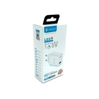 Сетевое ЗУ CELEBRAT C-H6-EU 18W Fast Charge 1USB White