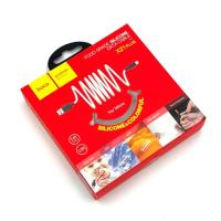 Дата кабель HOCO X21 Plus Silicone Food Grade Mirco USB 1m 2.4A White