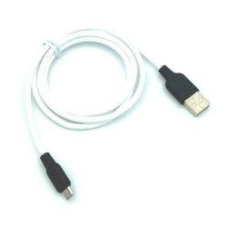 Дата кабель HOCO X21 Plus Silicone Food Grade Mirco USB 1m 2.4A White