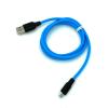 Дата кабель HOCO X21 Plus Silicone Food Grade Mirco USB 1m 2.4A Blue