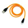 Дата кабель HOCO X21 Plus Silicone Food Grade Mirco USB 1m 2.4A Orange