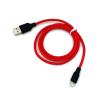 Дата кабель HOCO X21 Plus Silicone Food Grade Lightning 1m 2.4A Red