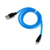 Дата кабель HOCO X21 Plus Silicone Food Grade Lightning 1m 2.4A Blue