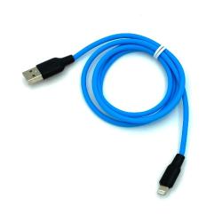 Дата кабель HOCO X21 Plus Silicone Food Grade Lightning 1m 2.4A Blue