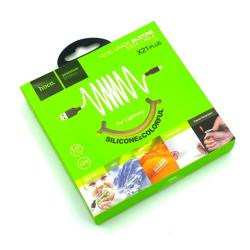 Дата кабель HOCO X21 Plus Silicone Food Grade Lightning 1m 2.4A Yellow