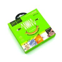 Дата кабель HOCO X21 Plus Silicone Food Grade Lightning 1m 2.4A Orange