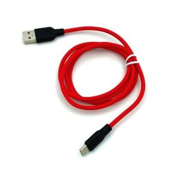 Дата кабель HOCO X21 Plus Silicone Food Grade Type C 1m 2.4A Red