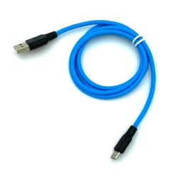 Дата кабель HOCO X21 Plus Silicone Food Grade Type C 1m 2.4A Blue