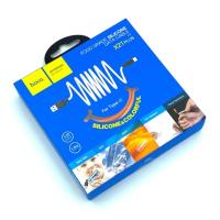 Дата кабель HOCO X21 Plus Silicone Food Grade Type C 1m 2.4A Orange