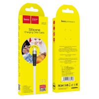 Дата кабель HOCO X53 плоский силиконовый Type C 1m 3A White