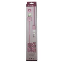 Дата кабель Remax RC-008m Fast micro USB Pink