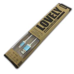 Дата кабель Remax RC-010i Lovely iPhone 5 Blue