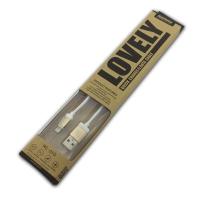 Дата кабель Remax RC-010i Lovely iPhone 5 Gold