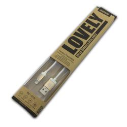 Дата кабель Remax RC-010i Lovely iPhone 5 Gold