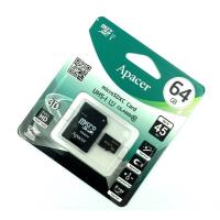Карта памяти 64Gb Apacer Class 10 Micro SD + adapter