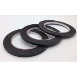 Скотч двухсторонний на вспененной основе черный 5mm*1mm*5m