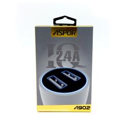 Автомобильное ЗУ ASPOR A902 (5V/2.4A/2USB) 