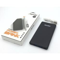 Power Bank ASPOR A325 (5000mAh/2.4A/2USB) Black