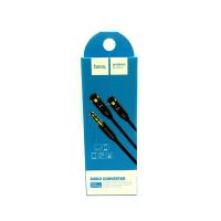 Кабель HOCO UPA06 Audio Converter 1 to 2 Black
